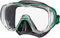 TUSA Tri-Quest Freedom - Taucherbrille tauch-Maske schnorchel Erwachsene Damen - Energy Green/Black