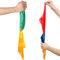 Magic Scarf 2 Pcs Hanky Props Scarf Color Changing Taschentuch Easy Hanky Magic Trick Street Magic Trick Requisiten für Kinderpartys Geburtstag Blau Gelb Rot Grün