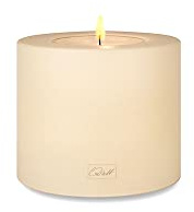 Qult Farluce Trend • Farbe Vanilla • ∅ 10 cm Höhe 8 cm • Teelichthalter in Kerzenform • Kunststoffkerze in Kerzenoptik • Mit Teelichteinsatz • inkl. 1 TLM16 Maxilight Teelicht (für ∅ 10 & 12 cm)