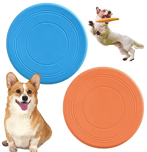 Hunde-Frisbee, Orange/Grün (Orange/Blau)