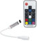 Planetitaly Centralina mini controller dimmer RGB 12V 24V 6A effetti luce colorata per strip strisce LED con telecomando RF