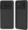 XTCASE Hülle für Samsung Galaxy A54 5G, Kameraschutz Handyhülle - Kamera Schutz mit Schieber, Premium Hybrid PC + TPU rutschfest Stoßfest Kratzfest Schutzhülle - Schwarz