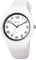 Ravel - Unisex Slim Comfort Fit Contrast-Uhr mit Silikonarmband - Analog Quarz - R1804.44 - Weiß Nummeriert