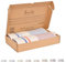 Tadussi ® Saunahandtuch Fouta Hamamtuch XXL [2er Set] Ideal als Strandtuch Picknickdecke für Damen & Herren - Groß 100x200-100% Baumwolle - Set Numidia (Königsblau Orange Hellblau)