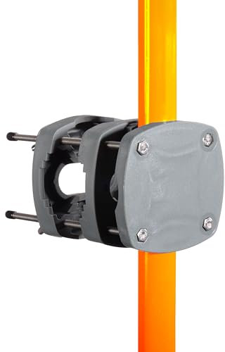 4happy Sonnenschirmhalter Balkongeländer SunnyBoy: Platzsparender Ersatz für Sonnenschirmständer – Praktische Balkonhalterung, funktionell für Geländer in Anthrazit