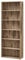 VASAGLE Bücherregal 6 Ebenen, Standregal, Aufbewahrungsregal, verstellbare Einlegeböden, für Wohnzimmer, Homeoffice, Schlafzimmer, Kamelbraun LBC166T50