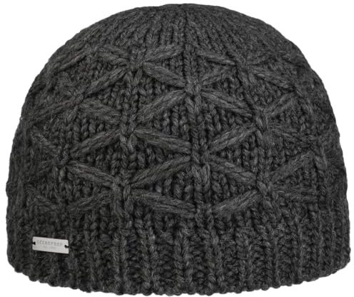 Seeberger Annelie Knit Beanie Damen Anthrazit Einheitsgröße, Anthrazit, 6.75-7.5