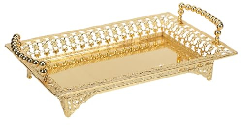 Hoement Bandeja De Frutas Secas Plato De Frutas Bandeja De Comida Con Asa Bandeja De Europeo Bandeja Grande Para Servir Con Asas Bandeja Rectangular Para Servir Plato De