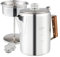 Reykentu Kaffee-Perkolatoren Herd für Camping, Edelstahl, Kaffeemaschine, Camping, Outdoor, 9 Tassen