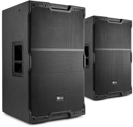 Power Dynamics 2x PDY212A 12-Inch 700W Active PA Speakers | Bi-Amplified DJ Speaker with DSP, Bluetooth Streaming, XLR/Jack Inputs | Perfect for DJs & Live Events, DJ PA Speakerd