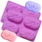 2 PCS Olive Soap Moulds 4-Cavity Soap Silicone Moulds Homemade Soap Mold for DIY Craft Soap Molds, Cake Baking Pans Chocolate Mold Ice Cube Tray