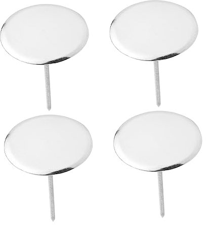 CATIEBYE 8pcs Stainless Steel Cake Baking Heating Core Flower Decorating Nails Diameter for Cake Decorating Icing Roses and Petal Paste Applications