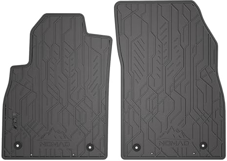 FROGUM NOMAD Gummimatten Ganzjährig Autofussmatten Vorne Automatten für Chevrolet Cruze I 2008-2016, für Orlando I 2010-2018, für Opel Astra J 2009-20, für Cascada 2013-19 | Beständiges Gummi Material