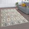MOONLIGHT20015 Rugs Living Room Large 160x230 cm – Geometric Style Tribal Pattern Grey Area Rugs for Bedroom – Non Slip Modern Printed Carpet For Lounge Dining Room, Nova