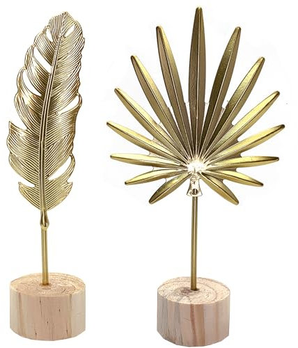 DHER Dekoaufsteller Blume Deko Metall Blüte 2 Stück Eisen Blume Ornament, Kreative Home Crafts Metall Blume Dekorationen, Craft Supplies Dekorative Esstisch Dekorationen Frühling Dekorationen (C)