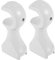 Cabilock Lot de 2 supports de tringle à rideaux en bois pour tringles à rideaux de 28 mm - Idéal pour les tringles à rideaux en baie vitrée et la décoration d'intérieur