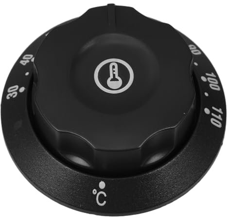 BUGUUYO Einfach Einzustellender Ersatz-bedienknopfsatz Für Fritteusen Für Elektroherde Grills Und Küchengeräte 30–110 Grad Bereich