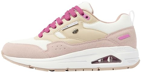 British Knights Damen Lennox Sneaker, Cremeweiss/Rosa, 39 EU