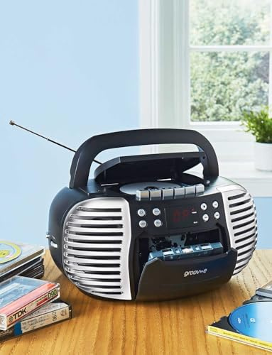 Chums 3in1 Retro Radio Cassette CD Portable Player