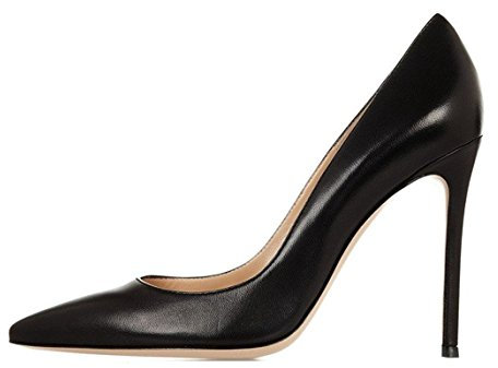 EDEFS Damen Spitze Pumps Schwarz Schuhe Stiletto Abendschuhe Business Schuhe Größe EU42