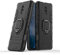 FanTing Funda para OPPO Reno,Soporte Plegable, A Prueba de Choques，Carcasa a Prueba de Golpes TPU+PC Case para OPPO Reno -Negro