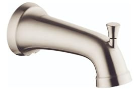hansgrohe 4775820 Joleena Tub Spout with Diverter in Brushed Nickel