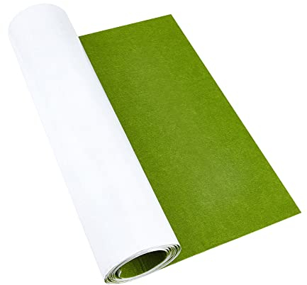 BENECREAT 200x40cm Rückseite Selbstklebende Filzblätter Stoff Klebrige Blätter Hellgrüner Stoff Peel Stick Für DIY Kostümherstellung Und Schmuckschatulle