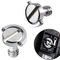 Vis 1/4'' Caméra 2pcs Anneau en D en Acier Inoxydable pour Appareil Photo Trépied Monopode Plateau Rapide Accessoires (2)