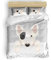Bettwäsche 135x200 Tier Haustier Bullterrier Bettbezug Set 3D Druck Bedding Bettwäsche 3 Teilig Bettbezüge Hohe Dichte Mikrofaser Bettbezug 2 Kissenbezug 80x80cm mit Reißverschluss