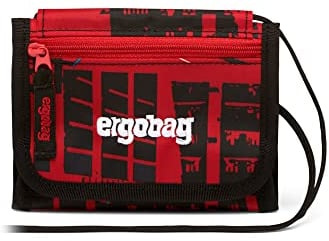 ergobag Brustbeutel Kleingeldfach, Sichtfenster AlarmBärreitschaft - Rot