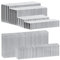 Keadic 3624Pcs 18 Gauge 1 2 Brad Nail and 1/4 Narrow Crown Staples (3/4, 1, 1-1/4, 1-1/2), Galvanized Steel 18 GA Nail Gun Nails Assorted Set for Molding Cabinetry Building Assembly