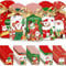 30 Weihnachten Geschenkbeutel Weihnachtstüte Kordelzug Partytüten Geschenktüten Tüten Süßigkeiten Süße Taschen Mitgebsel Beutel Kekstüten Geschenktüte für Kinder Verpacken