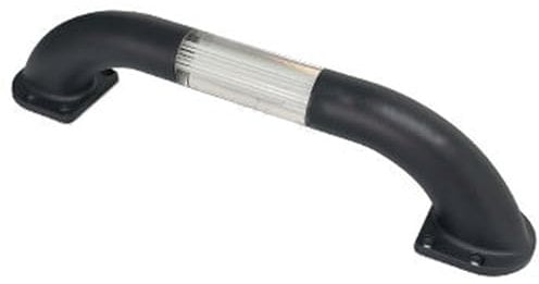 Asist Griff für Wohnmobile, 13/18 Zoll, weiß, hellblau, schwarz, Wohnmobil-Türeingang, 12 V, LED-beleuchteter Wohnwagen- oder Bootsgriff (460 mm, blaues Licht)