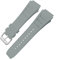 AHGDDA Gummiarmband 20mm 25mm für Richard Spring Bar Silikon Mille Sport Uhrenarmband Weiches wasserdichtes Armband(Gray pin buckle)