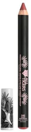 All Tigers - 3-in-1-Mehrzweck-Stift für Augen, Lippen und Wangen – intensive Rosenholz-Tönung – cremige Textur und einfach aufzutragen – natürlich – vegan – angereichert mit Bio-Jojoba –