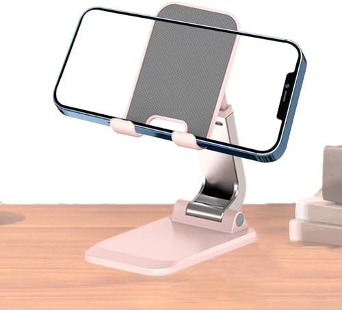 Faltbare Telefonhalterung, kompakt, zusammenklappbar, Halterung für Mobiltelefone, tragbare Halterung für Smartphones, Tablet-Babybett
