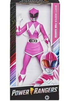 Figurine pour Power Rangers Rose 23 cm - Mighty Morphin + 1 Carte Tigre - nouveauté