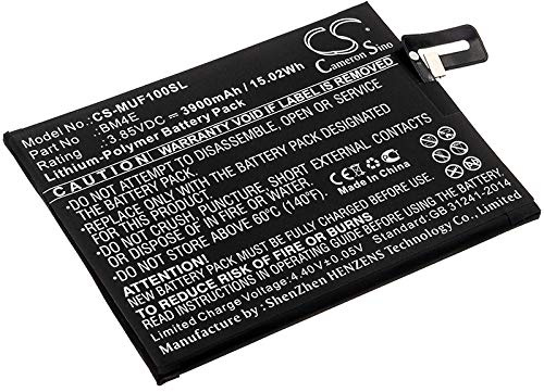Cameron Sino CS New Replacement Battery for M1805E10A, Poco F1 Armoured Edition Globa, Poco F1 Armoured Edition Globa, Pocophone Poco F1 (3900mAh) BM4E