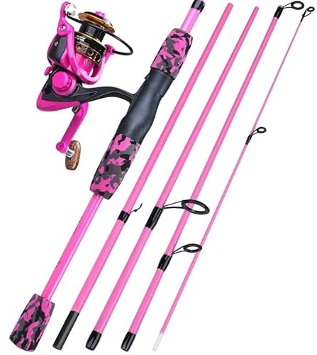 Angelruten-Set, 1,7 m Spinnrute und Spinnrolle der Serie 1000–2000, maximale Zugkraft 5 kg, for das Hechtangeln im Süßwasserbarsch