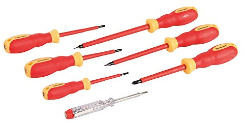 Silverline VDE Soft-Grip Electricians Screwdriver Set 7pce (928227)
