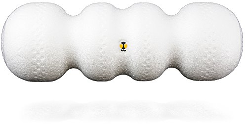 Rollga | Faszienrolle | Weiche Schaumstoffausführung: Faszienrolle zur Selbstmassage und zum Lösen von Verspannungen | Schaumstoffausführung mit geringer Dichte, weiß