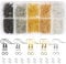 TOAOB Earring Hooks 1350pcs Jewellery Making Accessories Mixed Colors 18mm Earring Making Ear Wires French Wire Hooks and Jump Rings for Jewellery Findings and Repair Accessories