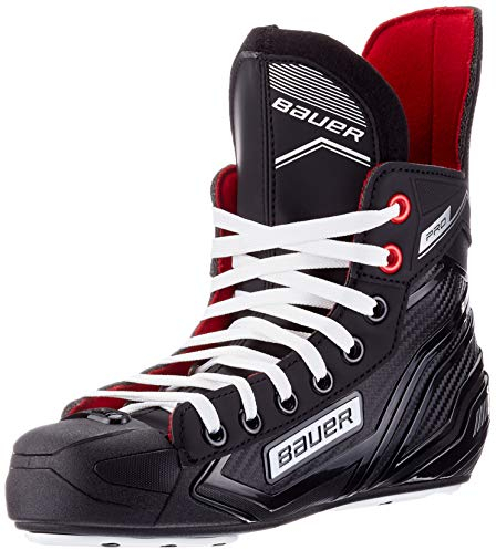 Bauer Herren Xpro Skate Sr. Feldhockeyschuhe, Schwarz (Schwarz-Weiss-Rot-SI 900), 48 EU