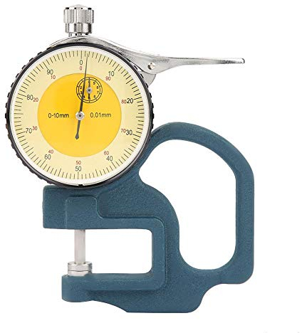 Spessimetro digitale 0-10 mm, 0-0,4 '', micrometro elettronico preciso dello spessimetro con display LCD
