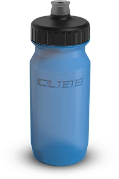 Cube Feather Cycling Bottle - Blue, 500ml / Bicycle Bidon Cycle Ride Reusable Drink Flask Water Mountain Road MTB Bike Gym Sport Race Lightweight Trail HPP Holder Podium Racing Accessories