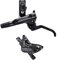 SHIMANO Deore BR-M6120/BL-M6100 Deore Bled Bremshebel Post Mount 4 Pot Bremssattel hinten links