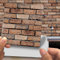 Hiser 20 Pezzi Similpelle 3D in Finta Pietra Stile Mattone Pellicole Adesive per Mobili e Pareti,Rotoli Carta Adesiva Altissima Risoluzione con Varie Misure,Wrapping Piastrelle Cucine (LA006,20cm)