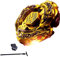 Elrozo Rapidity L-Drago Destroy Gold + Launcher Kreisel für Metal Fusion 4d Fury Arena