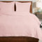 Pizuna Coton peigné Ensemble de Housse de Couette 260x220 cm 2 Personnes Rose Clair, 100% Coton Longue Tige 400 Fils Armure Satin, Housse de Couette de Luxe avec Fermeture à Boutons Rose Clair