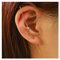 Andelaisi Rhinestone Long Piercing Ear Wrap Earrings - Gold Crystal Crawler Hook Ear Pin Earrings for Women and Girls
